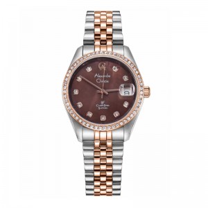 Alexandre Christie AC 5012 Silver Rosegold Brown LDBTRMO